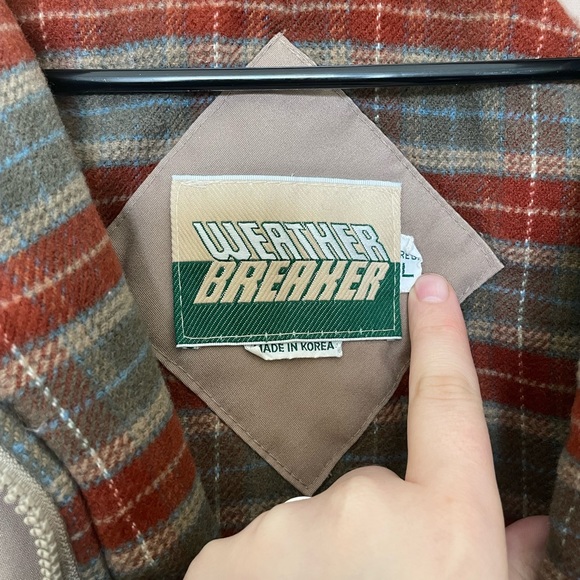 Vintage Tan Weather Breaker Lined Jacket - Large - Picture 4 of 14